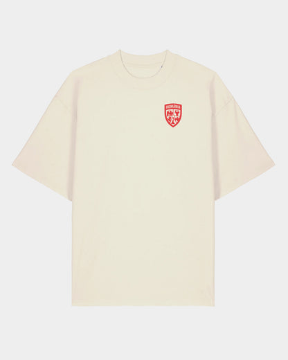 Tricou Oversized Impact Adulti Romania Natural Raw